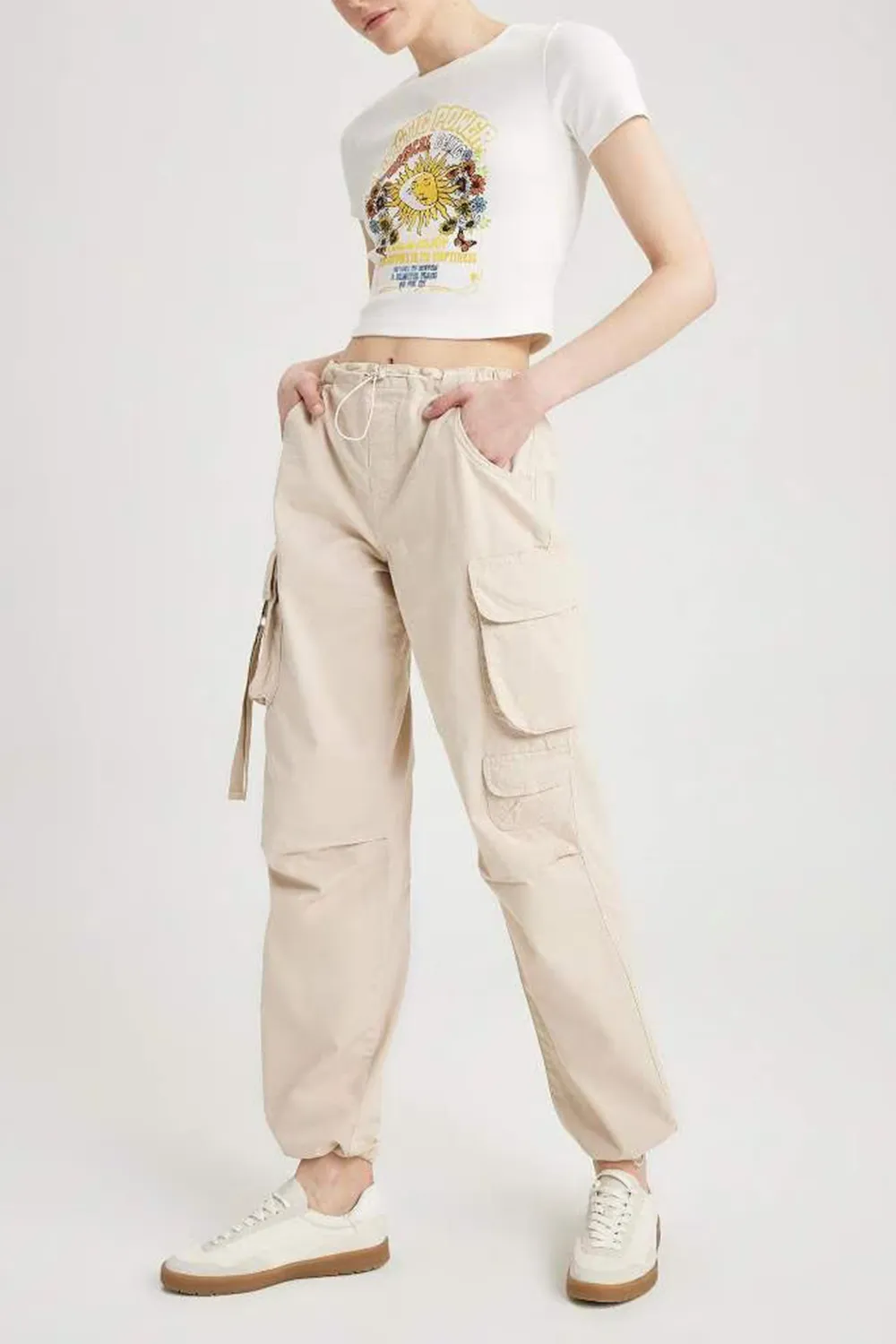 Parachute Poplin Cotton Trousers