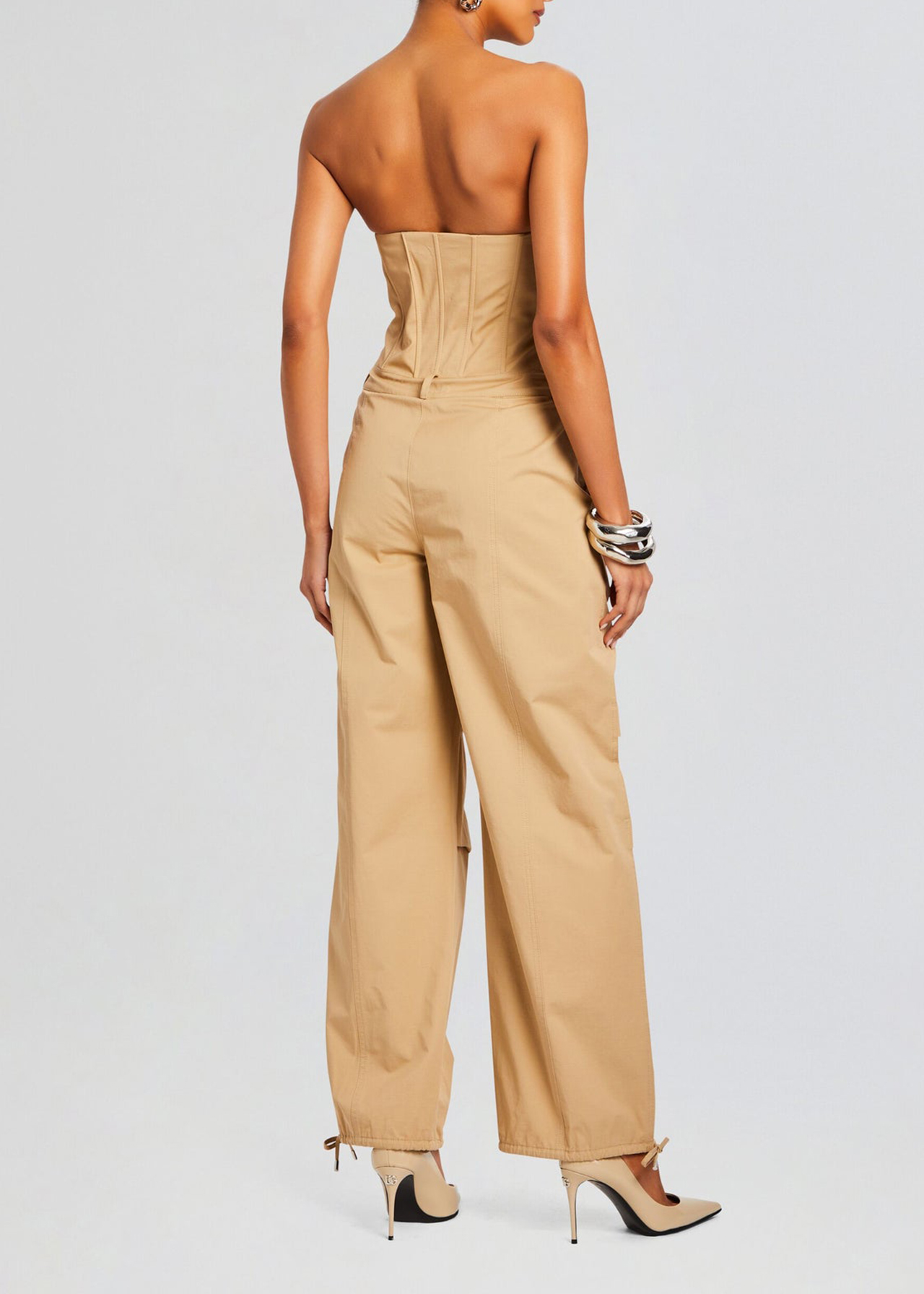 Stana Straight Neck Collar Jumpsuit