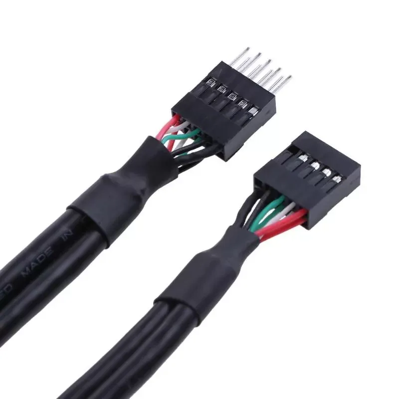 50cm USB 2.0 9 Pin Male to 9 Pin Female Adapter Extension Cable Cord Wire