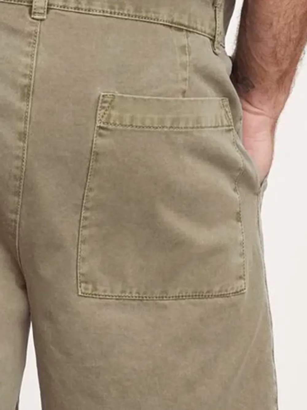 Solid Pocket Back Daily Shorts