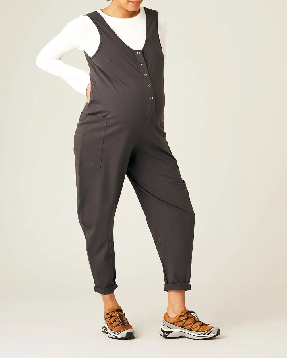 CASUAL STYLE JUMPSUIT - SLATE