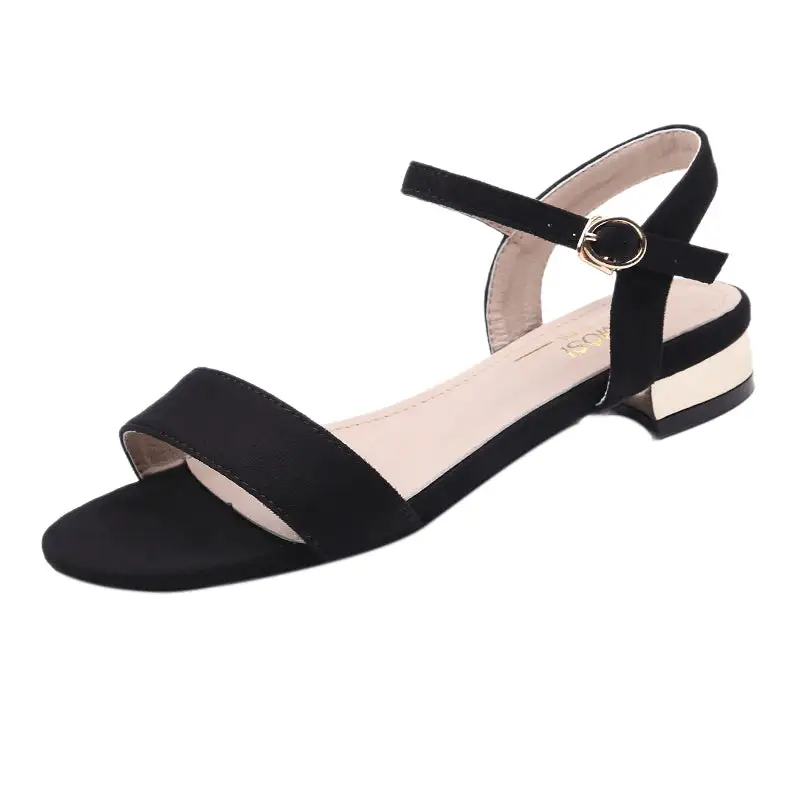 Women Flat Sandals Open Toe Ankle Strap Sandals