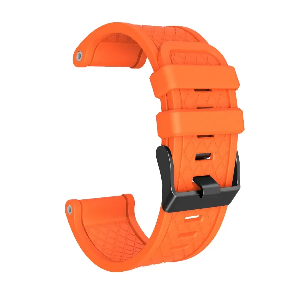 Soft Silicone Watch Strap For Gamin Fenix/Fenix 2 Band Easy Fit 26mm Width Quick Release SmartWatch Support Accessories