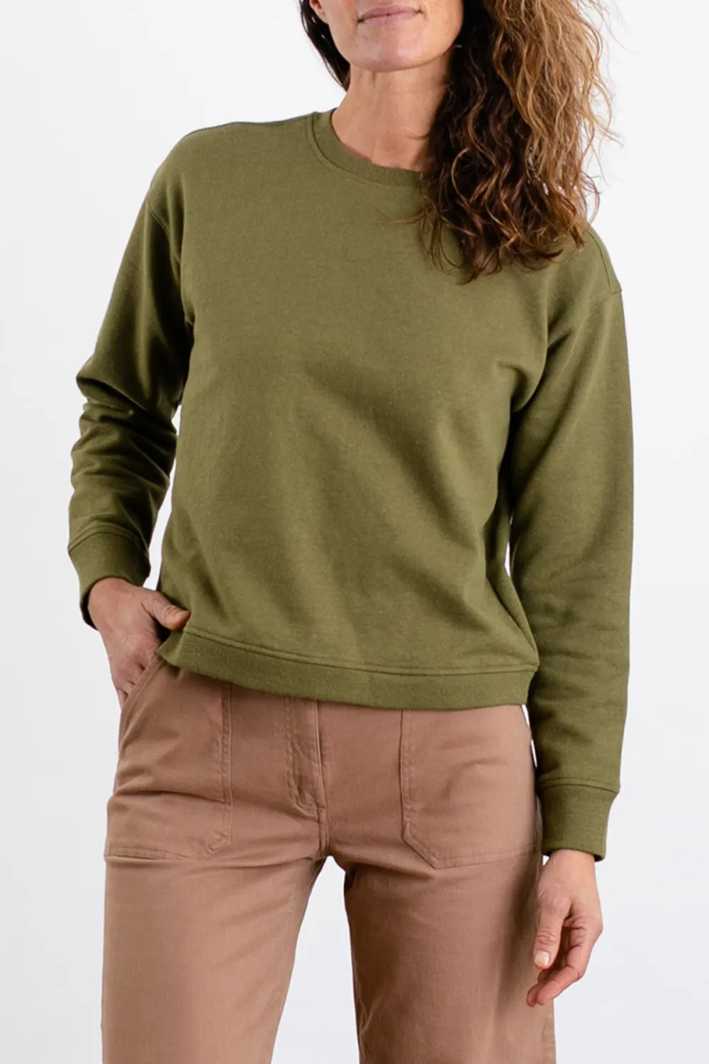 Daily Hawthorne Boxy Crew Sweatshirt