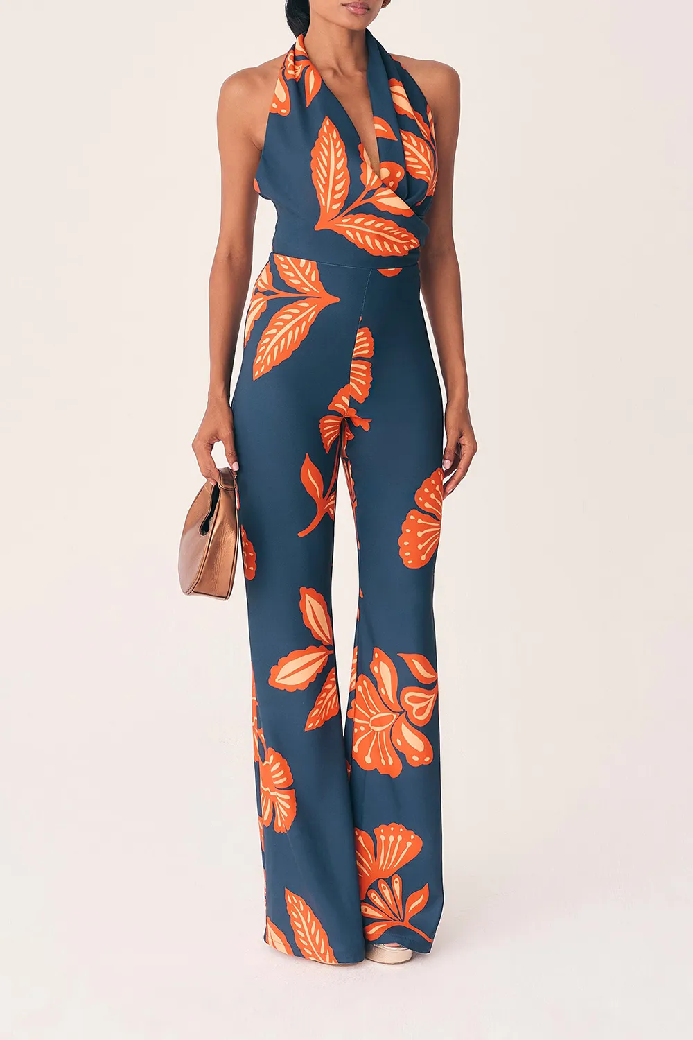 Art Botanical Print Nara Jumpsuit