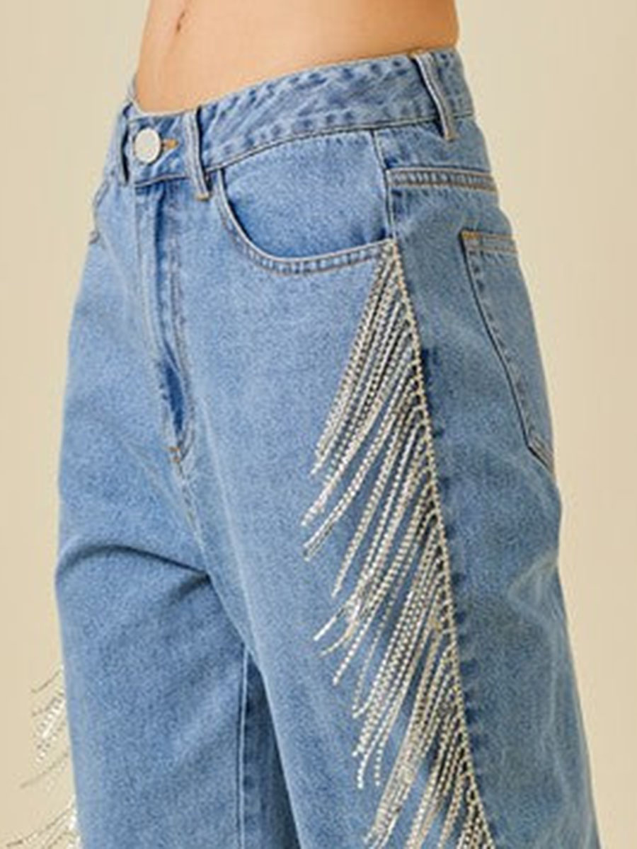 Broadway Rhinestone Denim Jeans