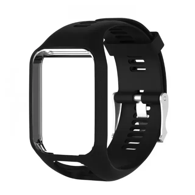 11 Color Silicone Watchband Frame Replacement Watch Strap for TomTom Runner 2/ Runner 3/Spark/Spark 3/ Golfer 2/Adventurer