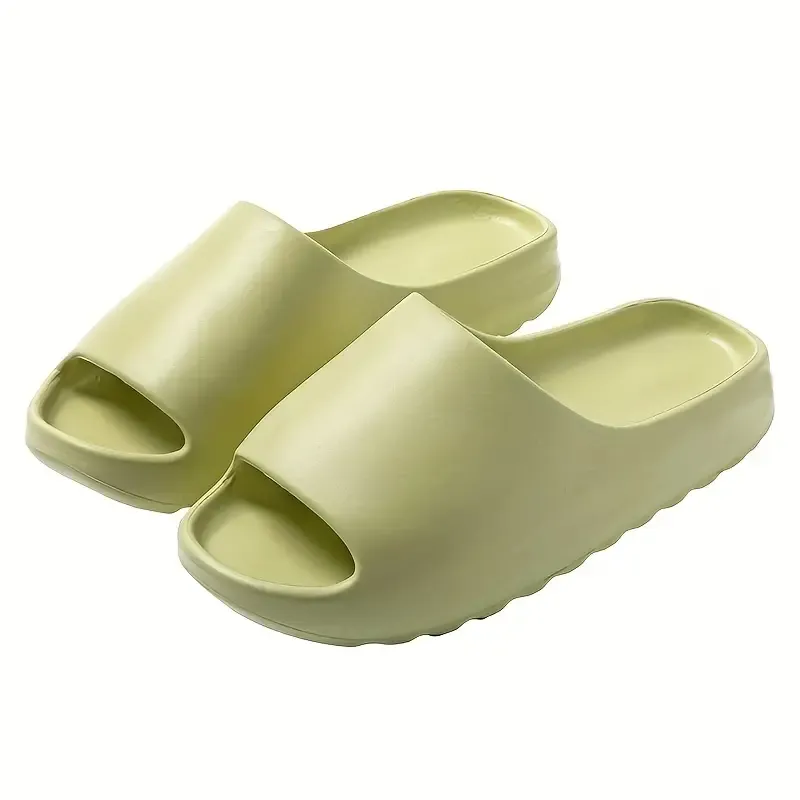 Men's Cloud Comfort Slides: Non-Slip, Open-Toe EVA Slip-On Sandals for Versatile Indoor-Outdoor Use