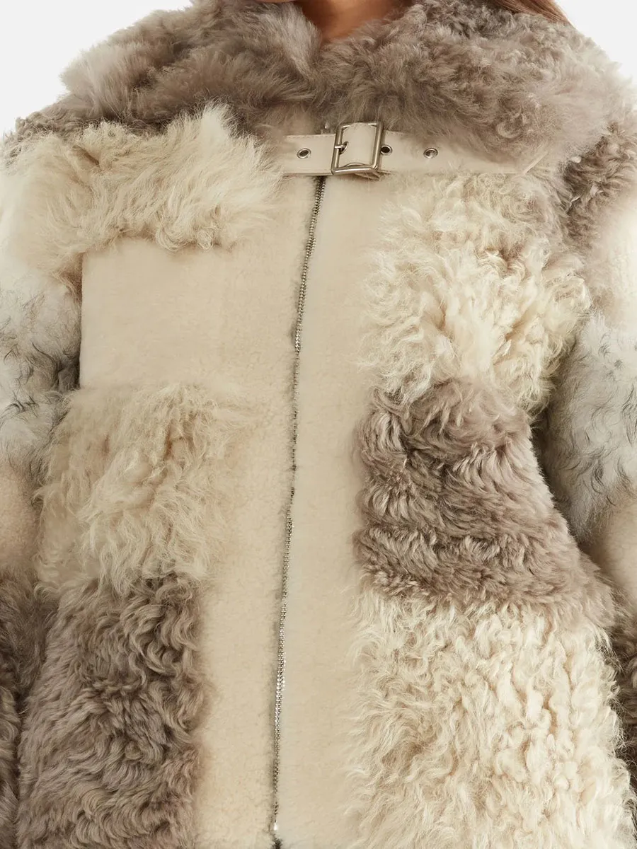 ENA PELLY SHAE SHEARLING JACKET