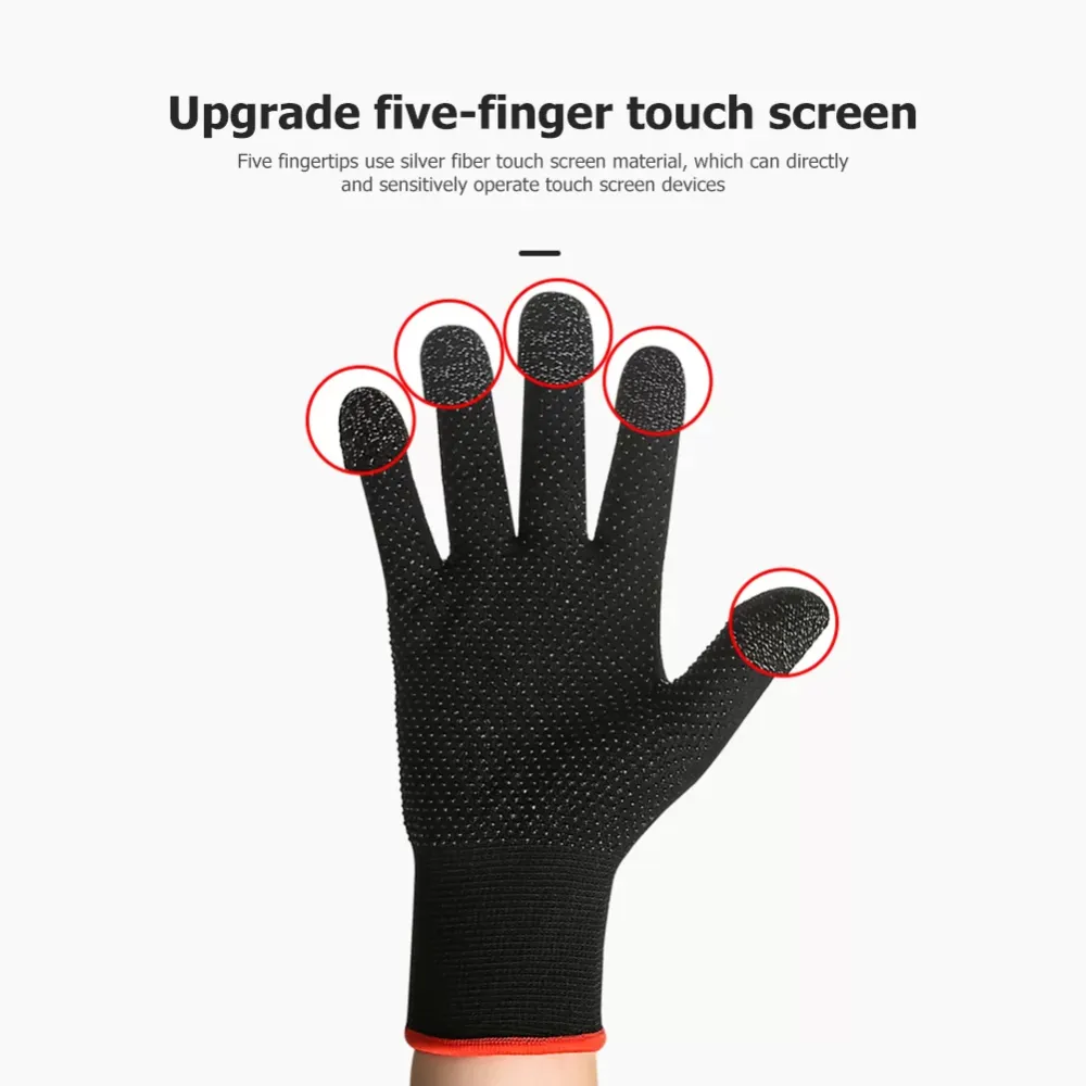 Anti Slip Knit Touch Screen Gloves Breathable Sweatproof Thermal Gloves,Suitable for game gloves, riding gloves, climbing gloves