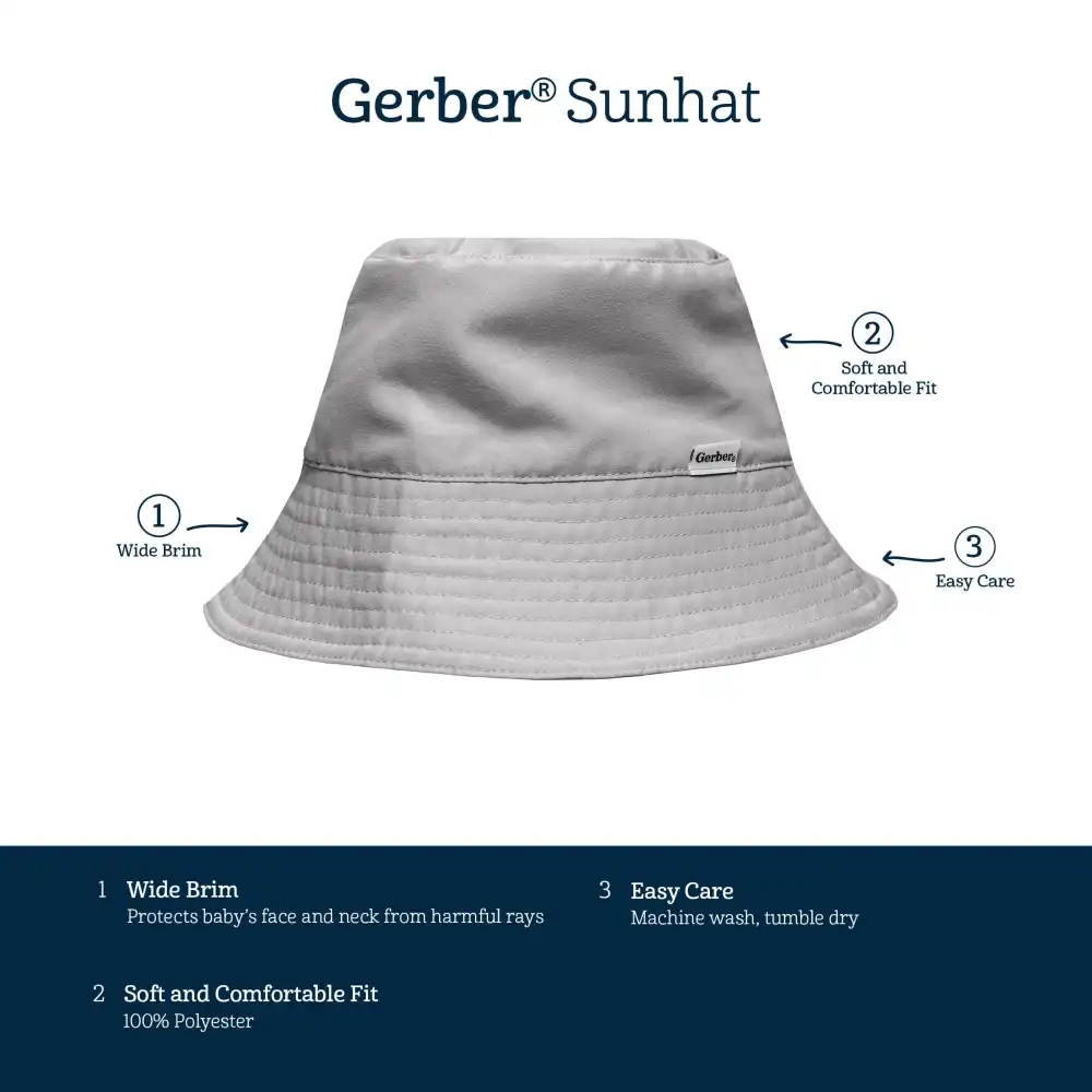 Toddler Neutral Navy Sunhat