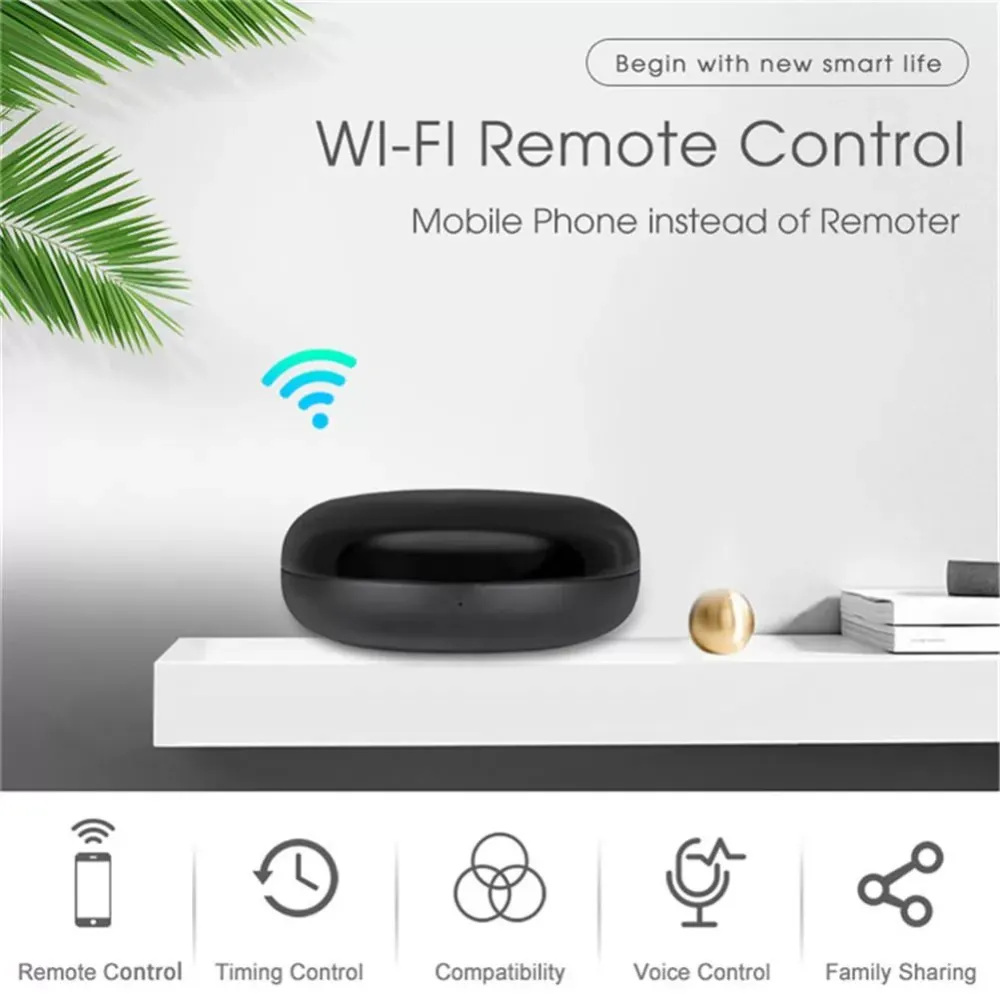 Home Universal Intelligent Smart Remote Controller WIFI+IR Switch Sensor TVs Air Conditioners Set Top Boxes Fans